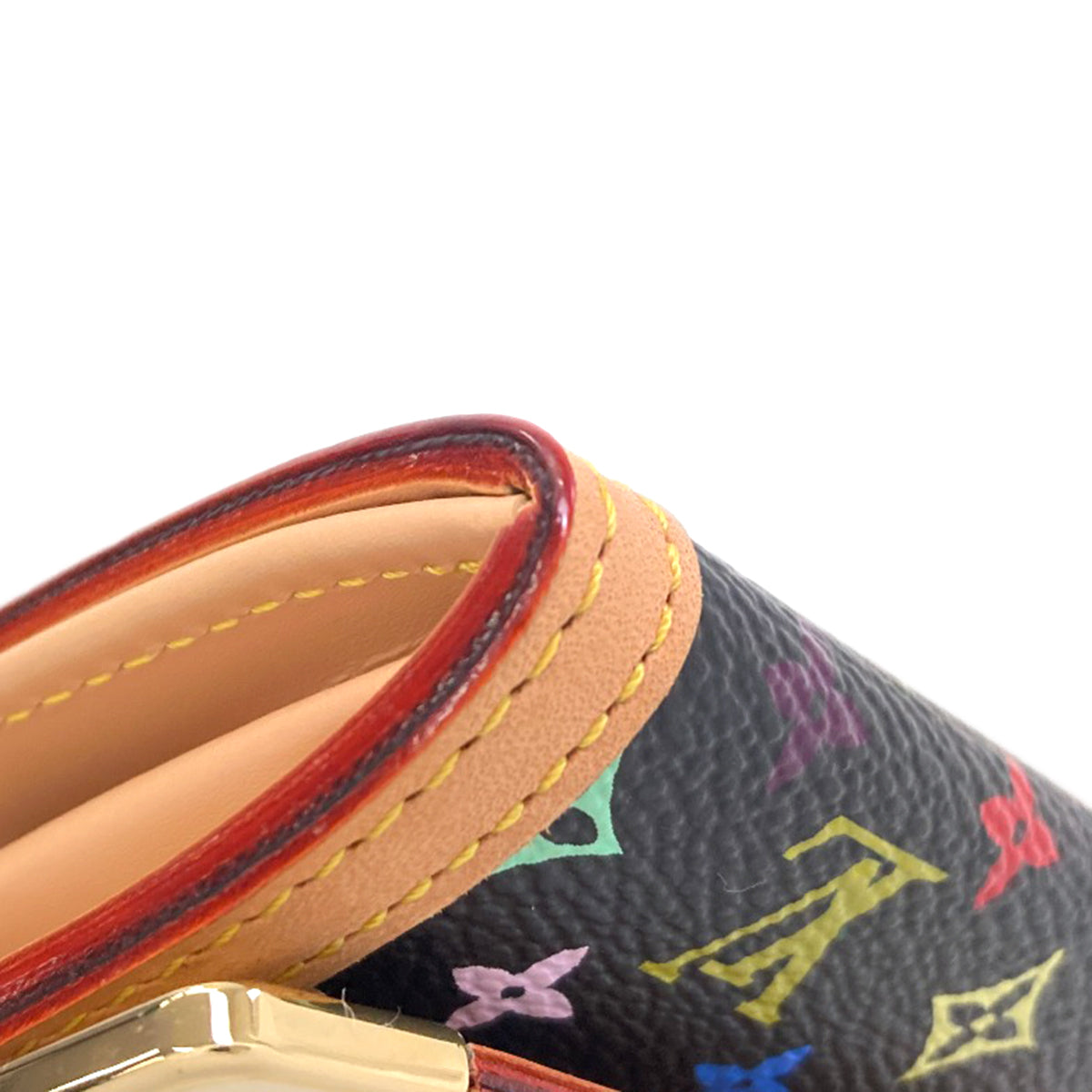 LOUIS VUITTON M92656 Portonet Plat coin purse Monogram Multicolore canvas Ladies [Used]
