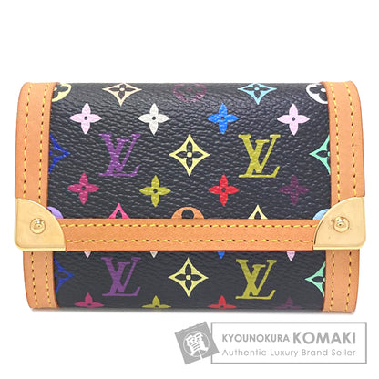LOUIS VUITTON M92656 Portonet Plat coin purse Monogram Multicolore canvas Ladies [Used]