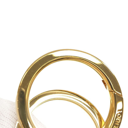 LOEWE anagram key ring Metal LeatherLadies [Used]