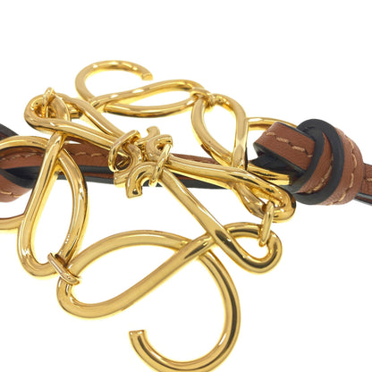 LOEWE anagram key ring Metal LeatherLadies [Used]