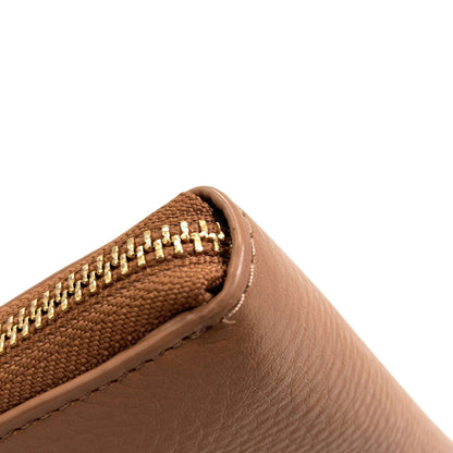 Tory Burch Zip Around Britain Zip Long wallet (with coin pocket) Leather Ladies [Used]