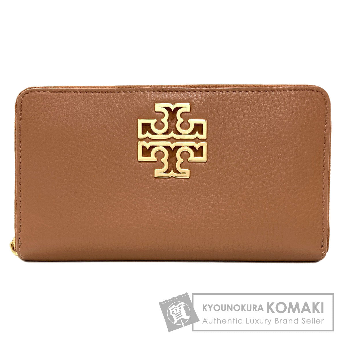 Tory Burch Zip Around Britain Zip Long wallet (with coin pocket) Leather Ladies [Used]