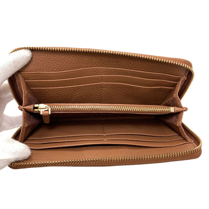 Tory Burch Zip Around Britain Zip Long wallet (with coin pocket) Leather Ladies [Used]