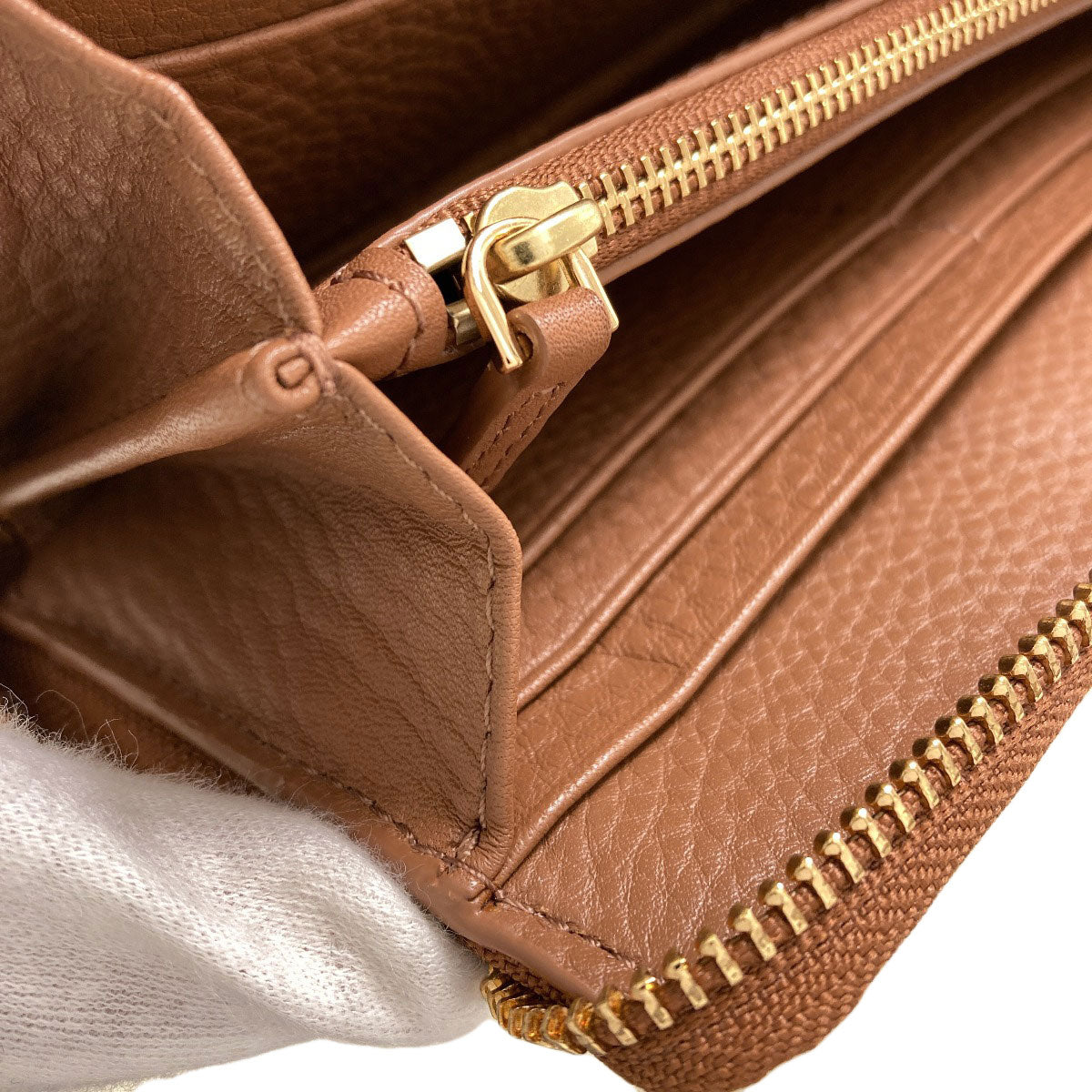 Tory Burch Zip Around Britain Zip Long wallet (with coin pocket) Leather Ladies [Used]