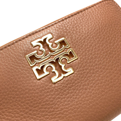 Tory Burch Zip Around Britain Zip Long wallet (with coin pocket) Leather Ladies [Used]