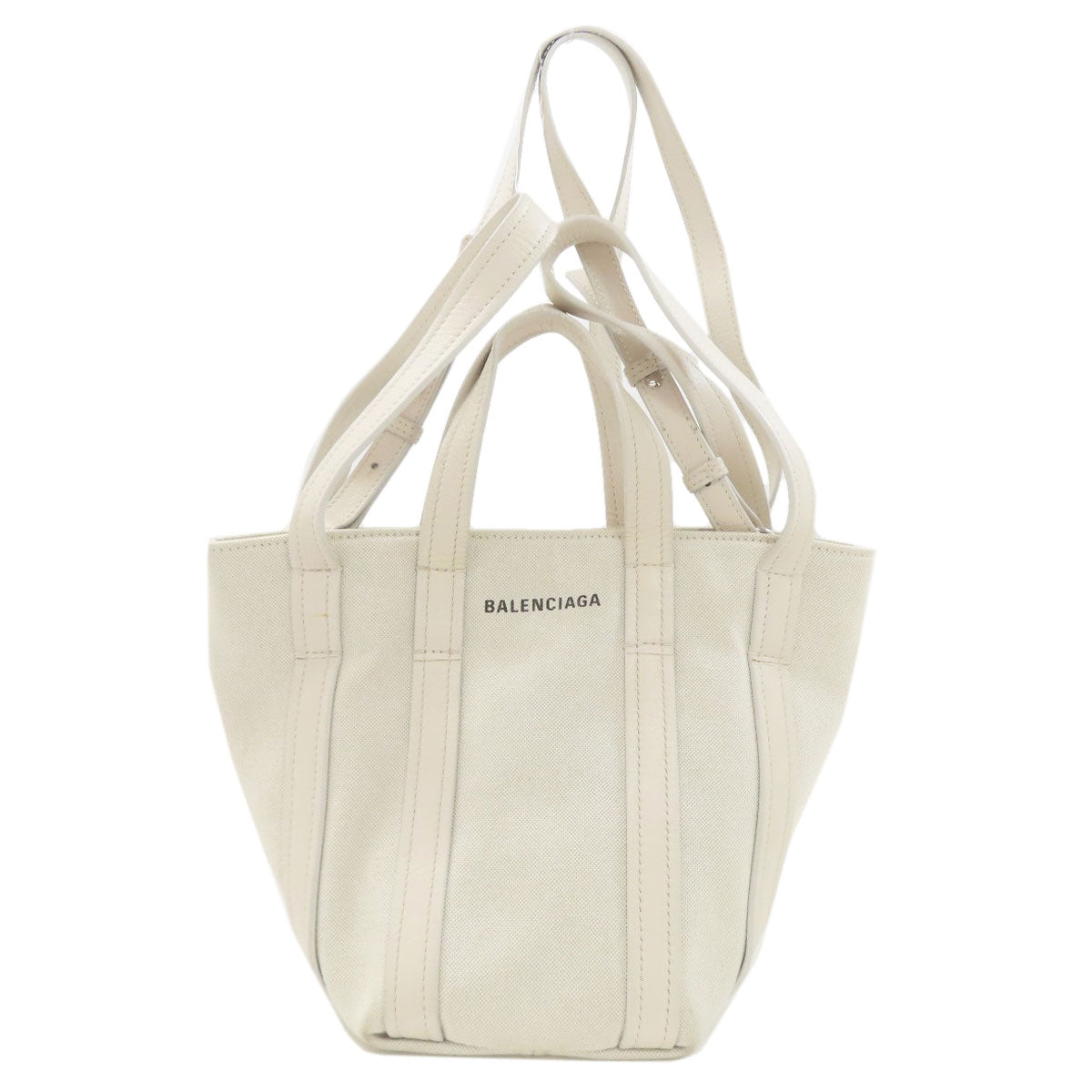 BALENCIAGA 672793 Everyday XS North-South 2WAY Shoulder Bag Canvas Ladies [Used]