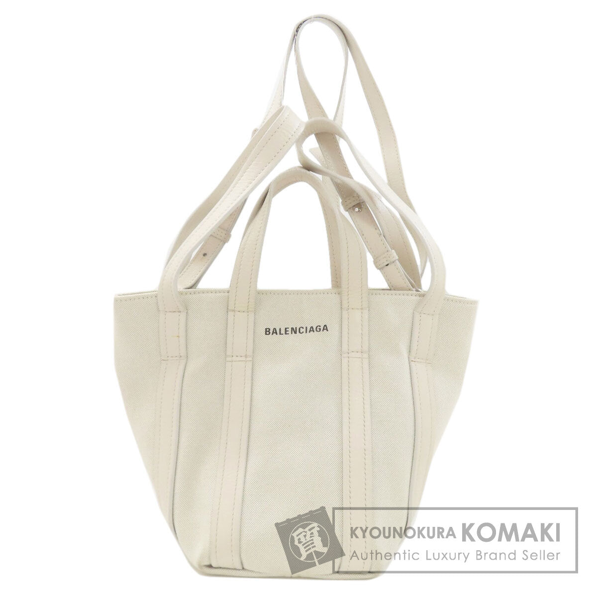 BALENCIAGA 672793 Everyday XS North-South 2WAY Shoulder Bag Canvas Ladies [Used]