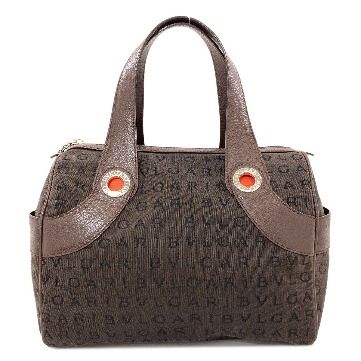BVLGARI Logo mania Handbag Canvas Ladies [Used]