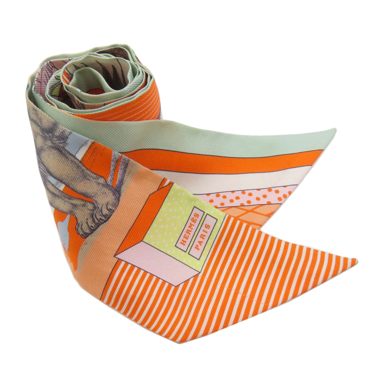 HERMES Twilly Scarf Silk Ladies [Used]
