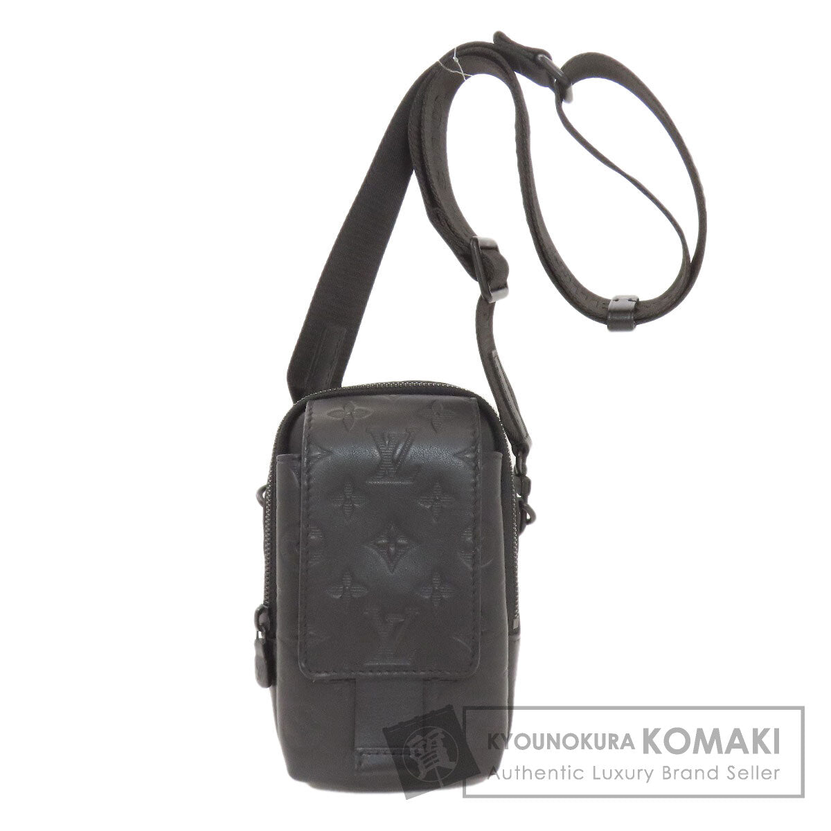 LOUIS VUITTON M81313 Double phone pouch Shoulder Bag Monogram shadow Ladies [Used]