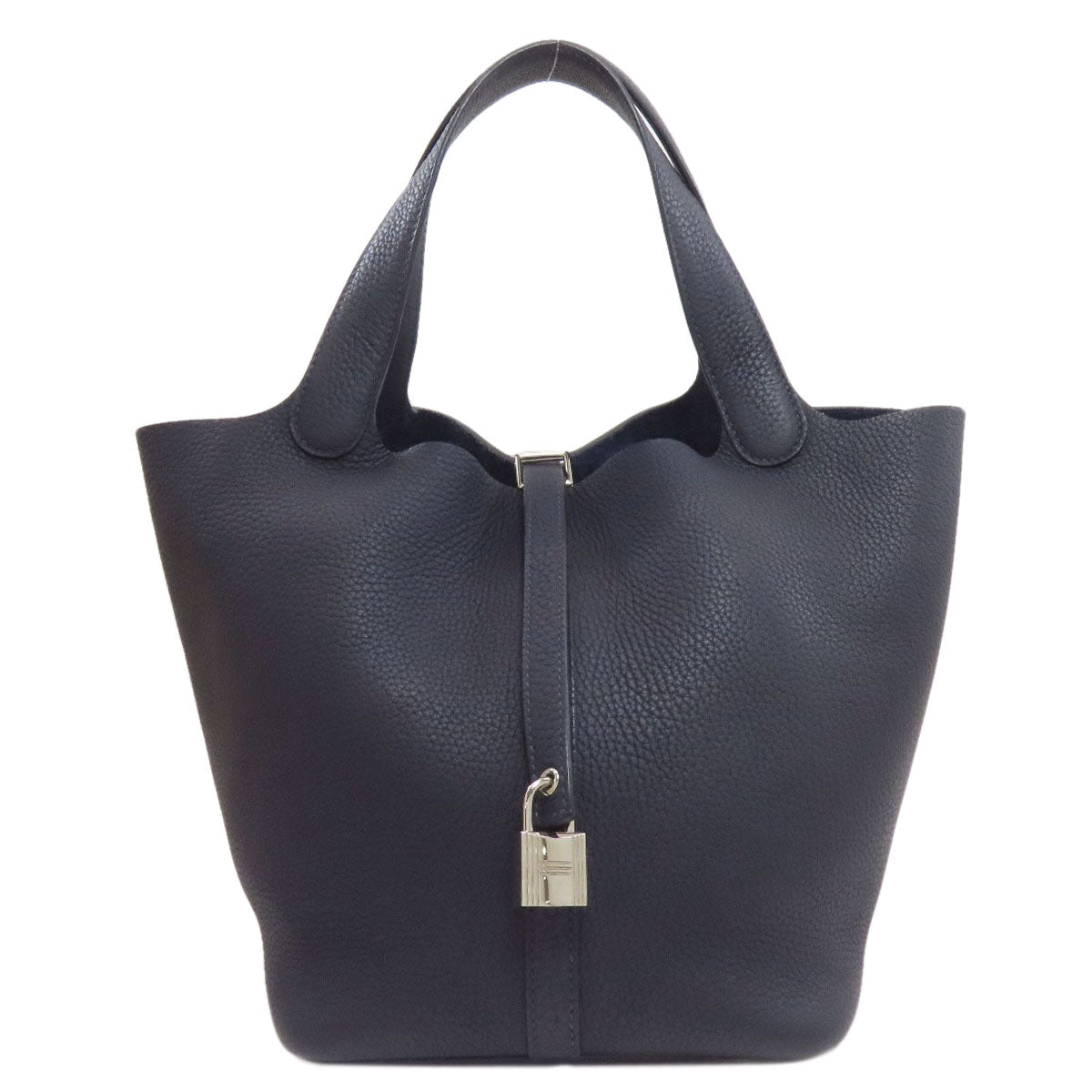 HERMES Picotin Lock MM SilverHardware Handbag Taurillon Clemence Ladies [Used]