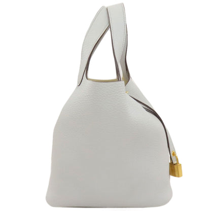 HERMES Picotin Lock PM GoldHardware Handbag Taurillon Clemence Ladies [Used]