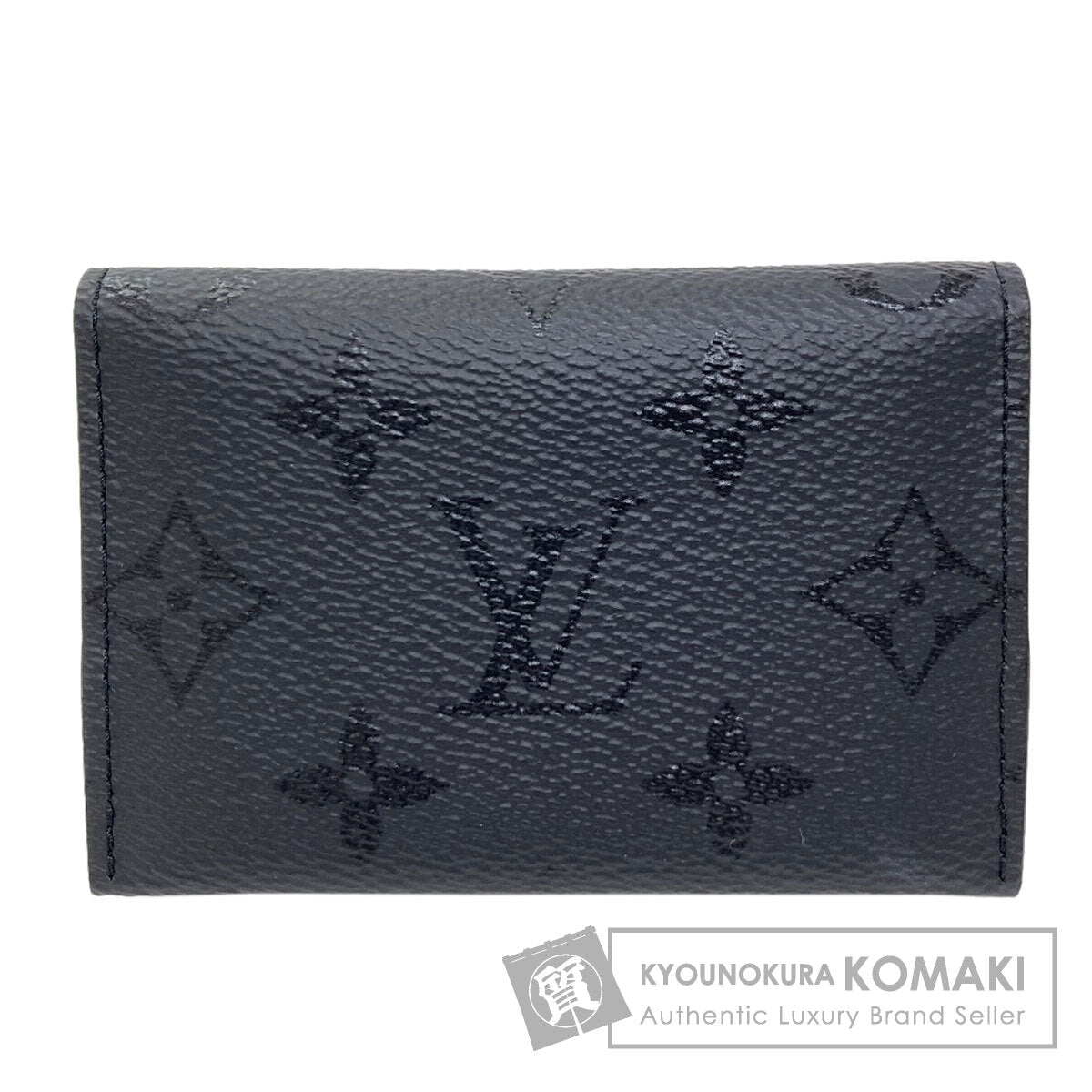 LOUIS VUITTON M26733 Slim Porte Cartes Card Case Monogram Midnight mens [Used]