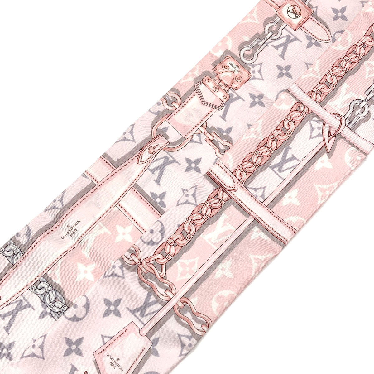 LOUIS VUITTON M70637 Bando Confidential Scarf Silk Ladies [Used]