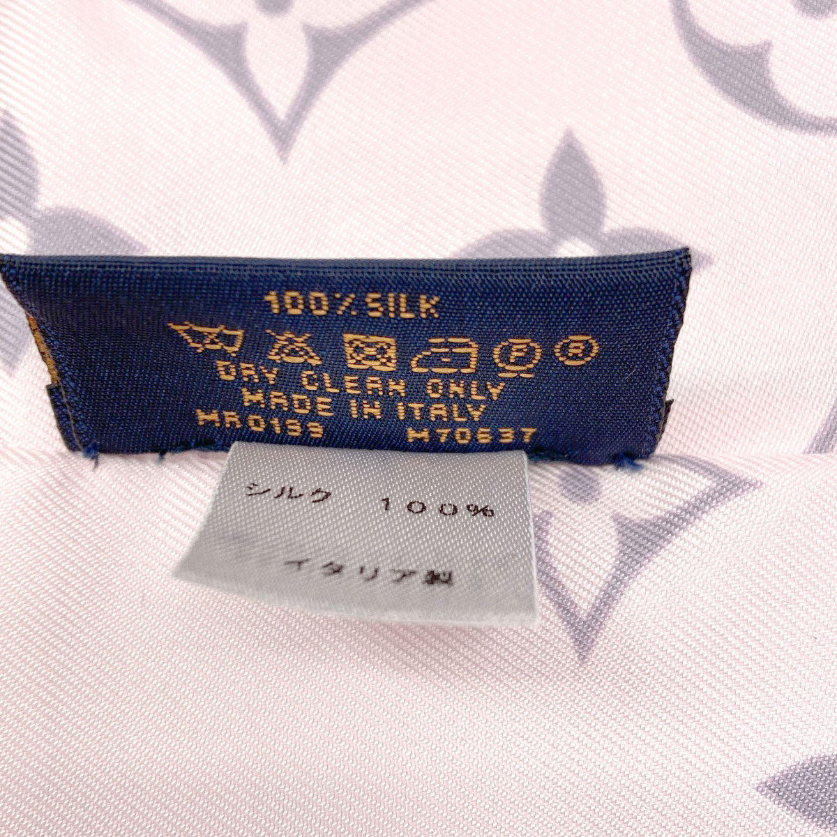 LOUIS VUITTON M70637 Bando Confidential Scarf Silk Ladies [Used]