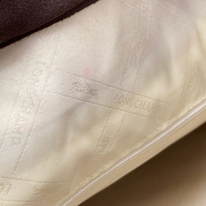 Longchamp logo Tote Bag Leather ClothLadies [Used]