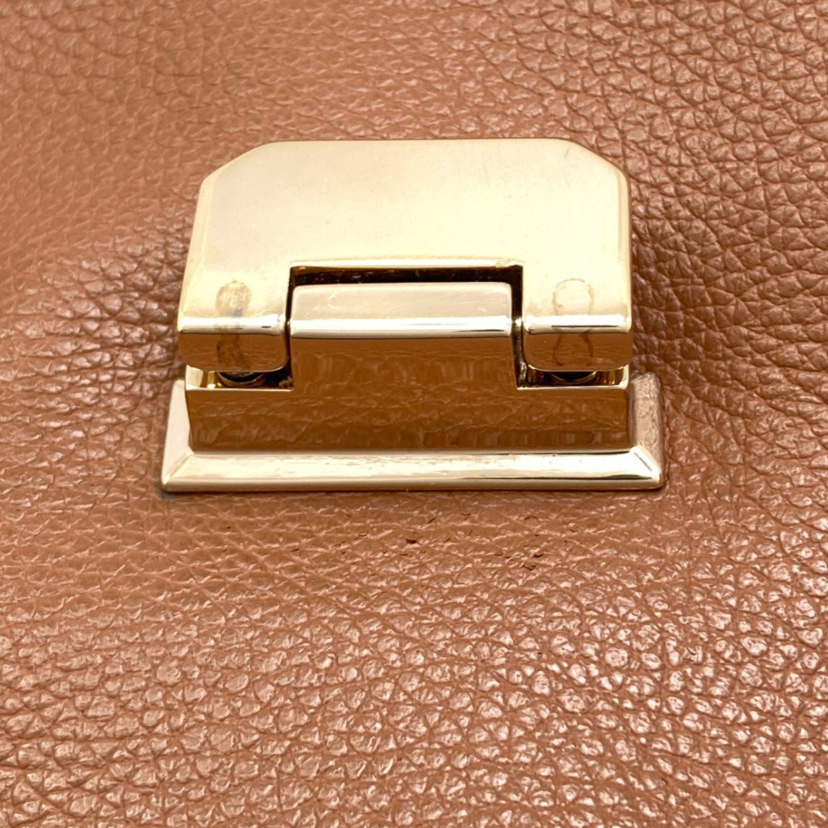 Furla punching Handbag Leather Ladies [Used]