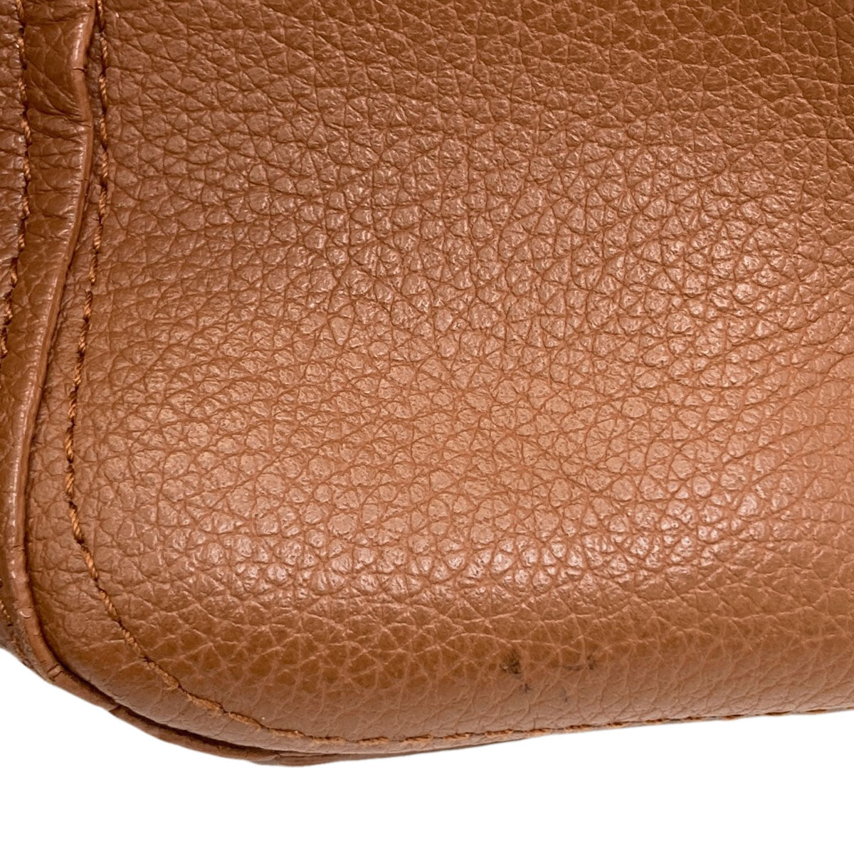 Furla punching Handbag Leather Ladies [Used]