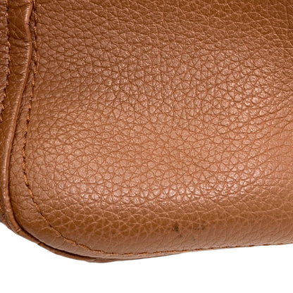 Furla punching Handbag Leather Ladies [Used]