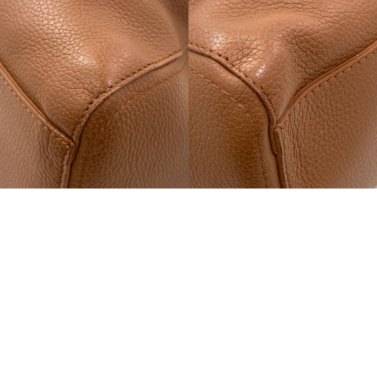 Furla punching Handbag Leather Ladies [Used]