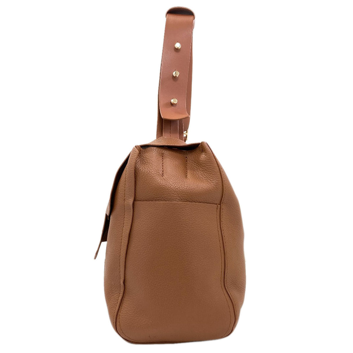Furla punching Handbag Leather Ladies [Used]