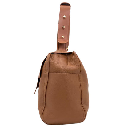 Furla punching Handbag Leather Ladies [Used]