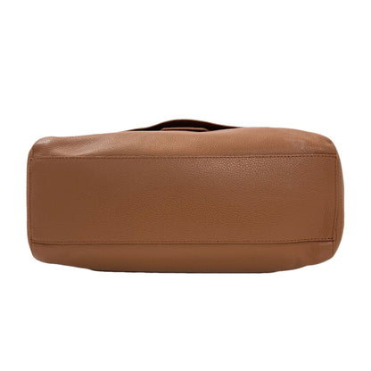 Furla punching Handbag Leather Ladies [Used]