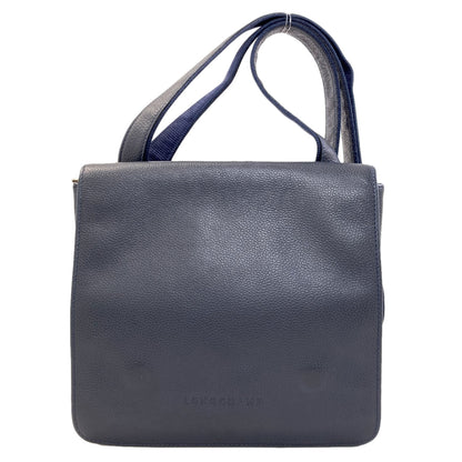 Longchamp logo Shoulder Bag Leather Ladies [Used]