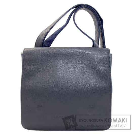 Longchamp logo Shoulder Bag Leather Ladies [Used]