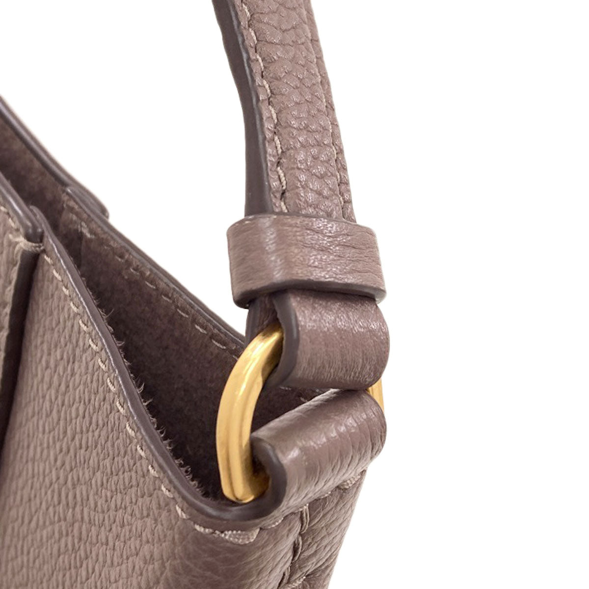 Tory Burch McGraw Small Bucket Bag 2WAY Handbag Leather Ladies [Used]