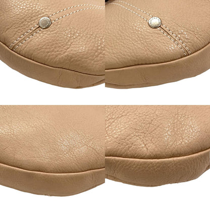 Longchamp logo Handbag Leather Ladies [Used]