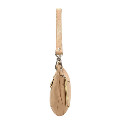 Longchamp logo Handbag Leather Ladies [Used]