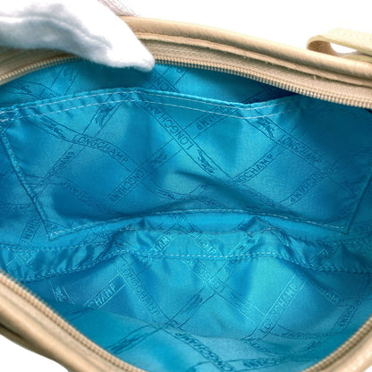 Longchamp logo Handbag Leather Ladies [Used]