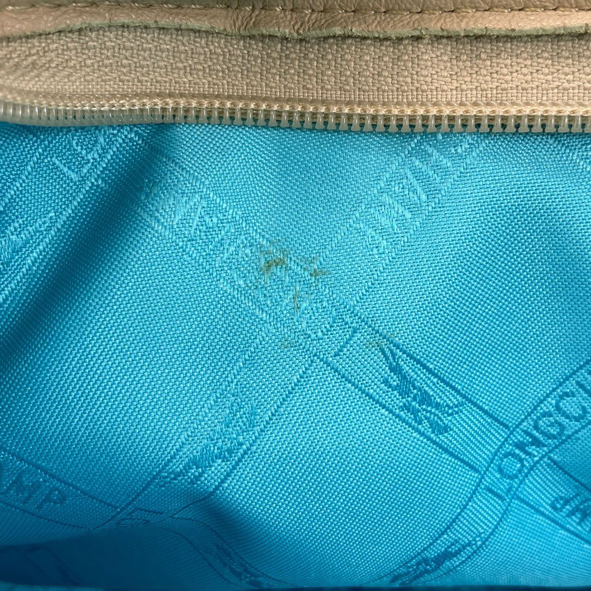 Longchamp logo Handbag Leather Ladies [Used]