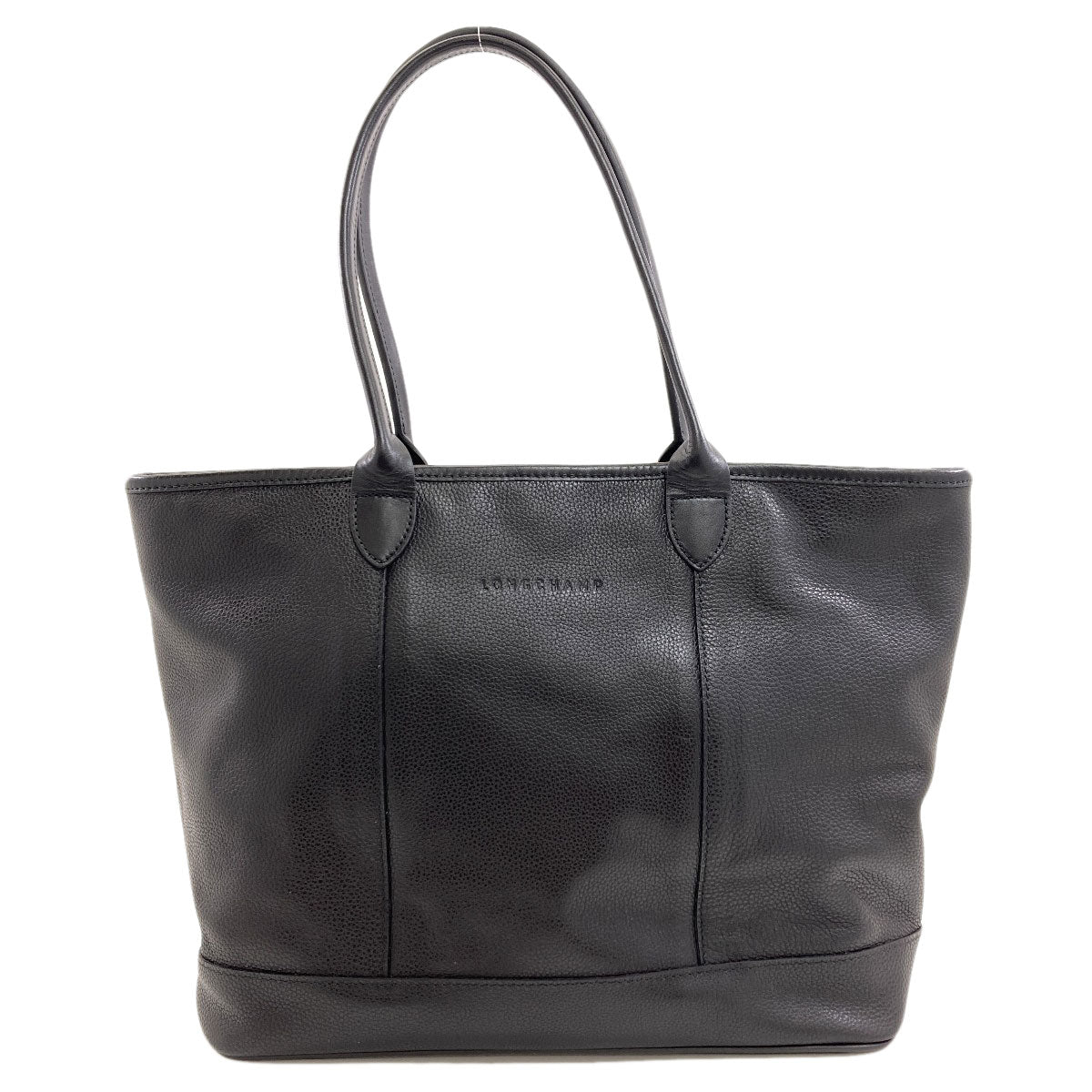 Longchamp logo Tote Bag Leather Ladies [Used]