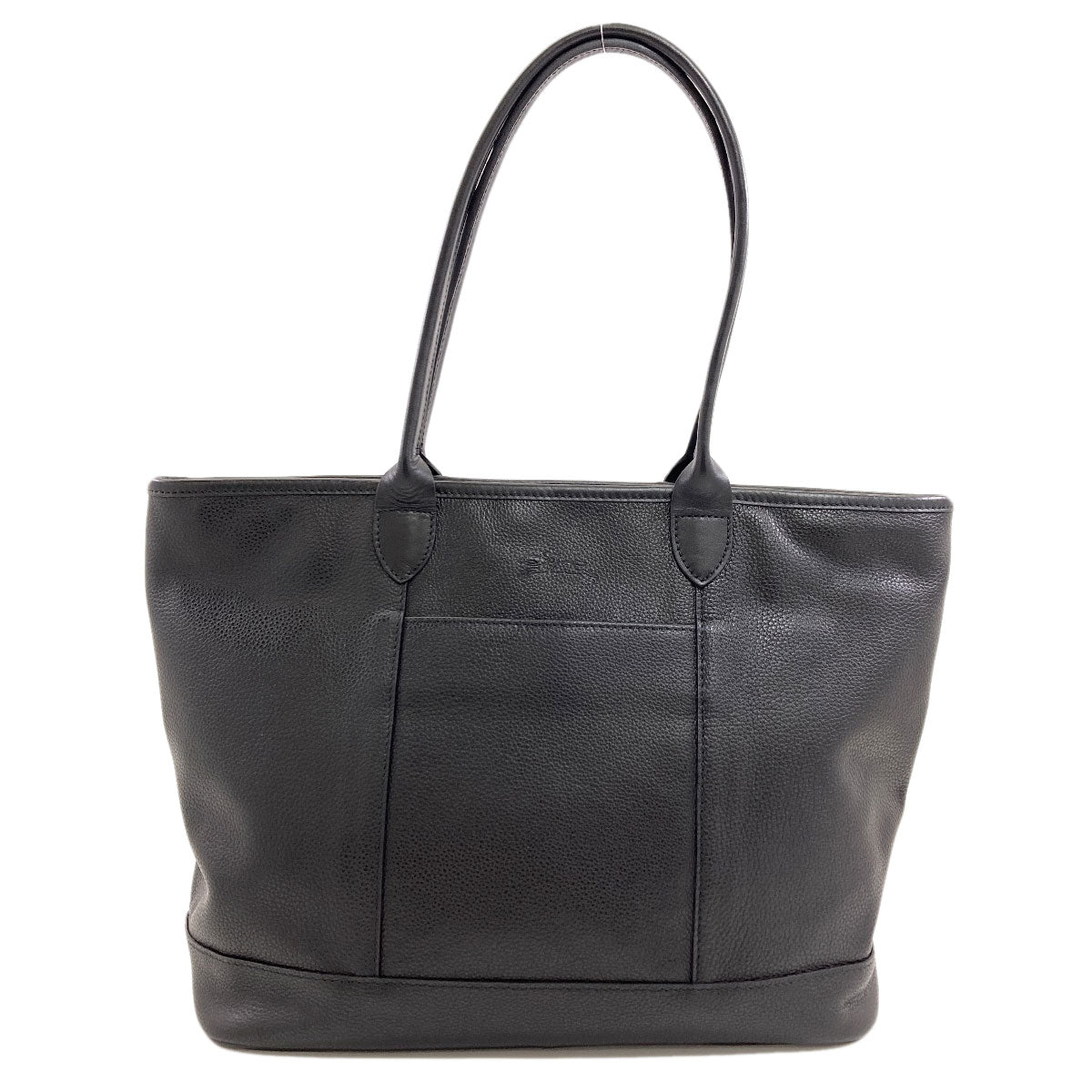 Longchamp logo Tote Bag Leather Ladies [Used]