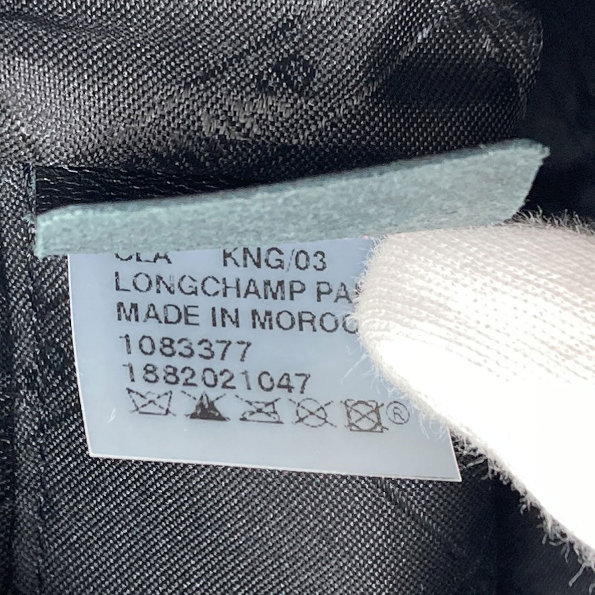 Longchamp logo Tote Bag Leather Ladies [Used]