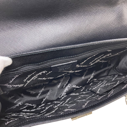 Salvatore Ferragamo GanciniHardware Handbag Leather Ladies [Used]