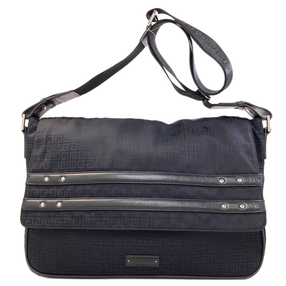 GIVENCHY 4G logo Monogram Shoulder Bag Nylon canvas Ladies [Used]