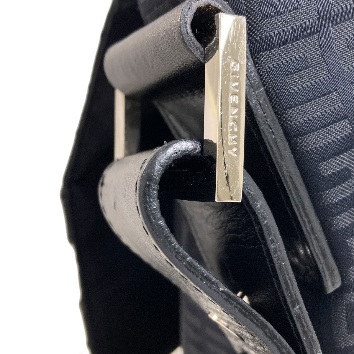 GIVENCHY 4G logo Monogram Shoulder Bag Nylon canvas Ladies [Used]