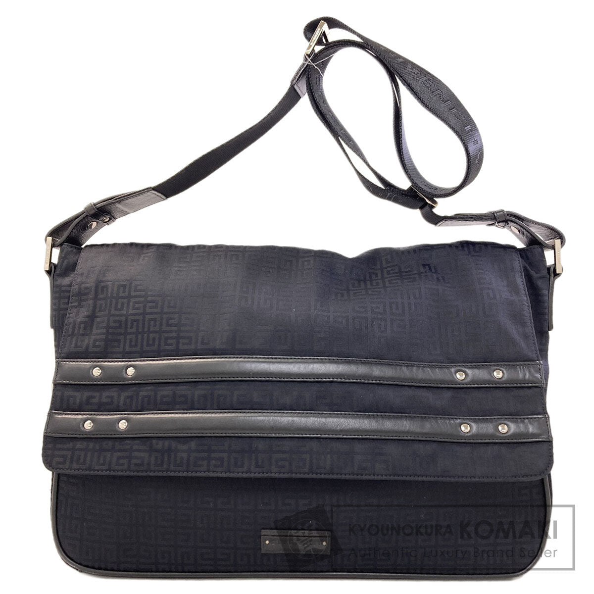 GIVENCHY 4G logo Monogram Shoulder Bag Nylon canvas Ladies [Used]