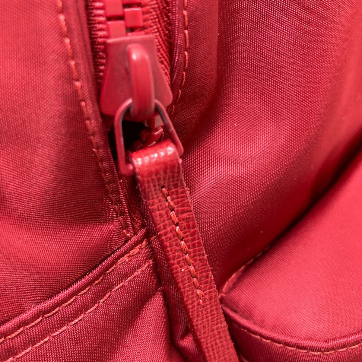 Longchamp logo Backpack Â· Daypack Nylon Ladies [Used]