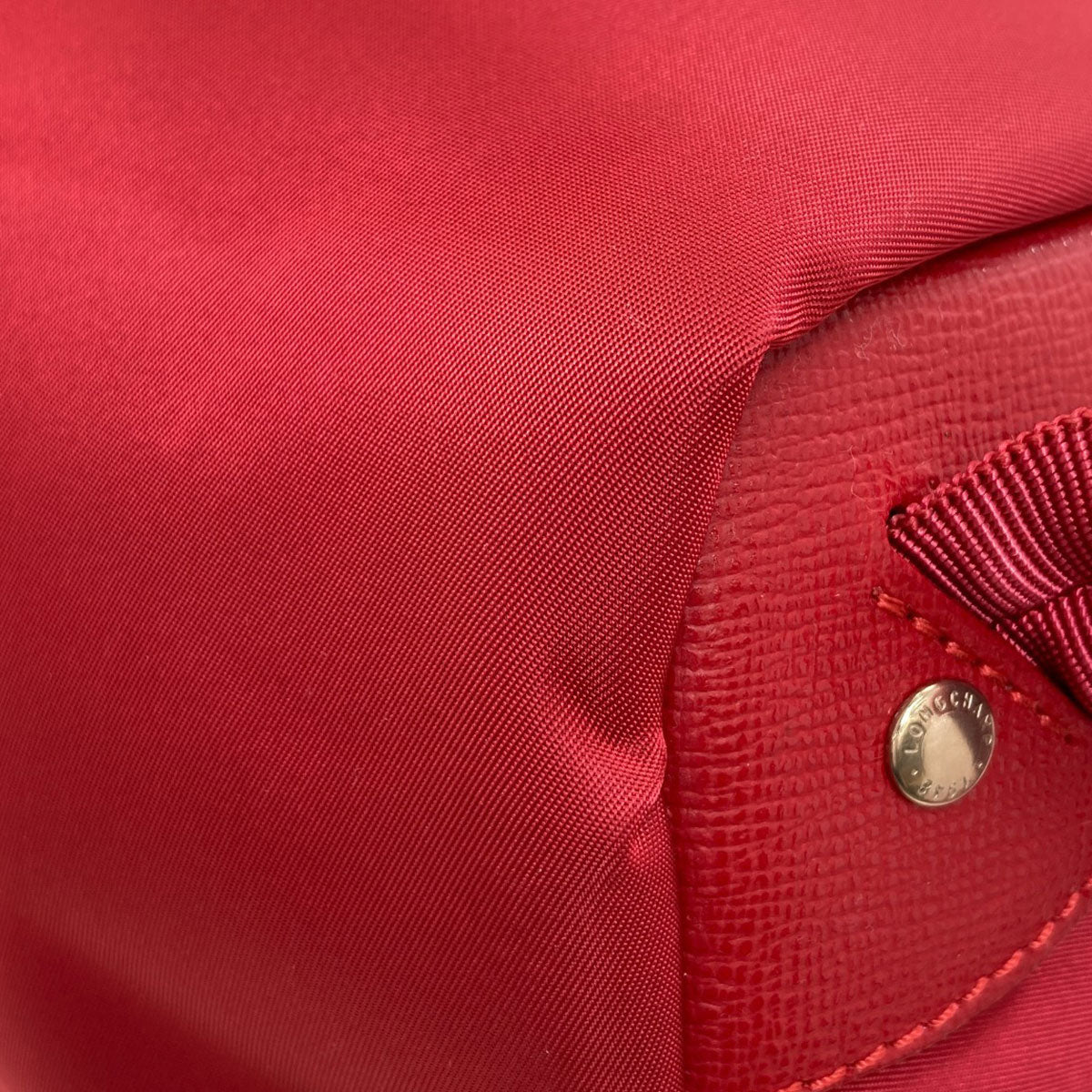 Longchamp logo Backpack Â· Daypack Nylon Ladies [Used]