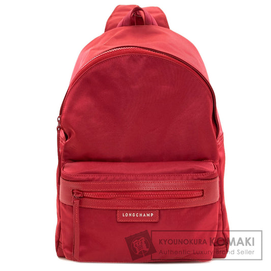 Longchamp logo Backpack Â· Daypack Nylon Ladies [Used]