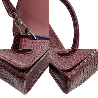 Longchamp Embossed Kate Moss Shoulder Bag Leather Ladies [Used]