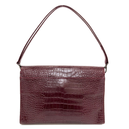 Longchamp Embossed Kate Moss Shoulder Bag Leather Ladies [Used]