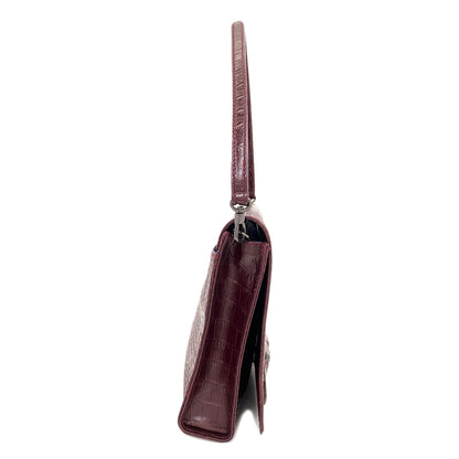 Longchamp Embossed Kate Moss Shoulder Bag Leather Ladies [Used]