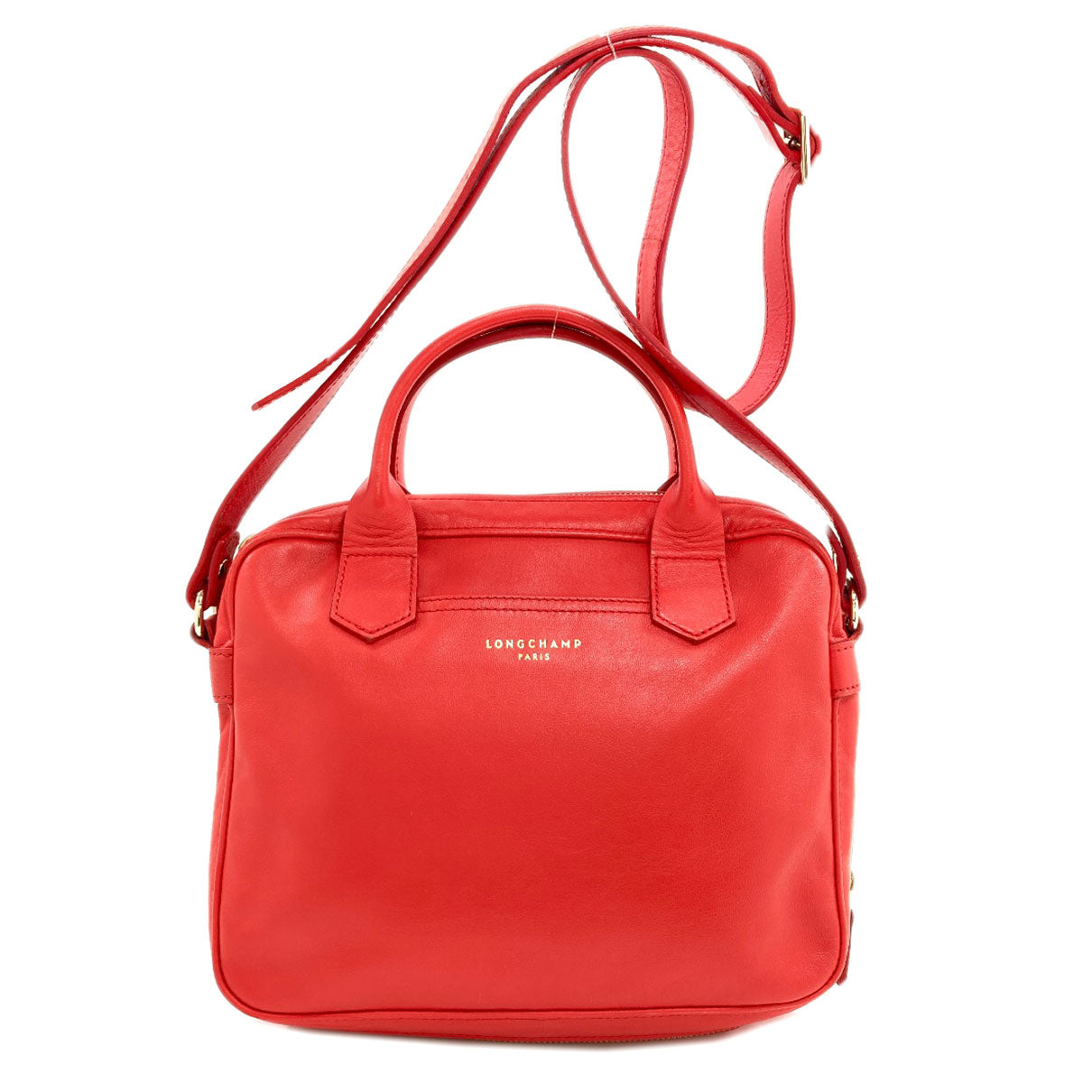 Longchamp 2WAY Shoulder Bag Leather Ladies [Used]