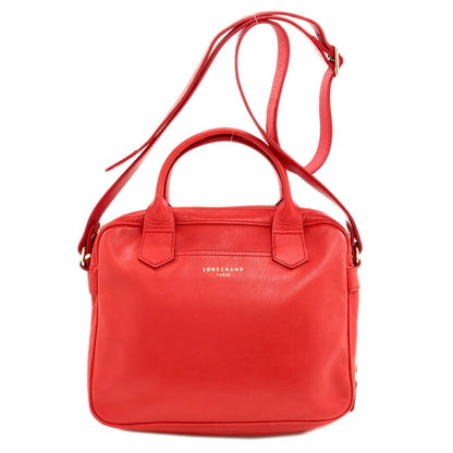 Longchamp 2WAY Shoulder Bag Leather Ladies [Used]