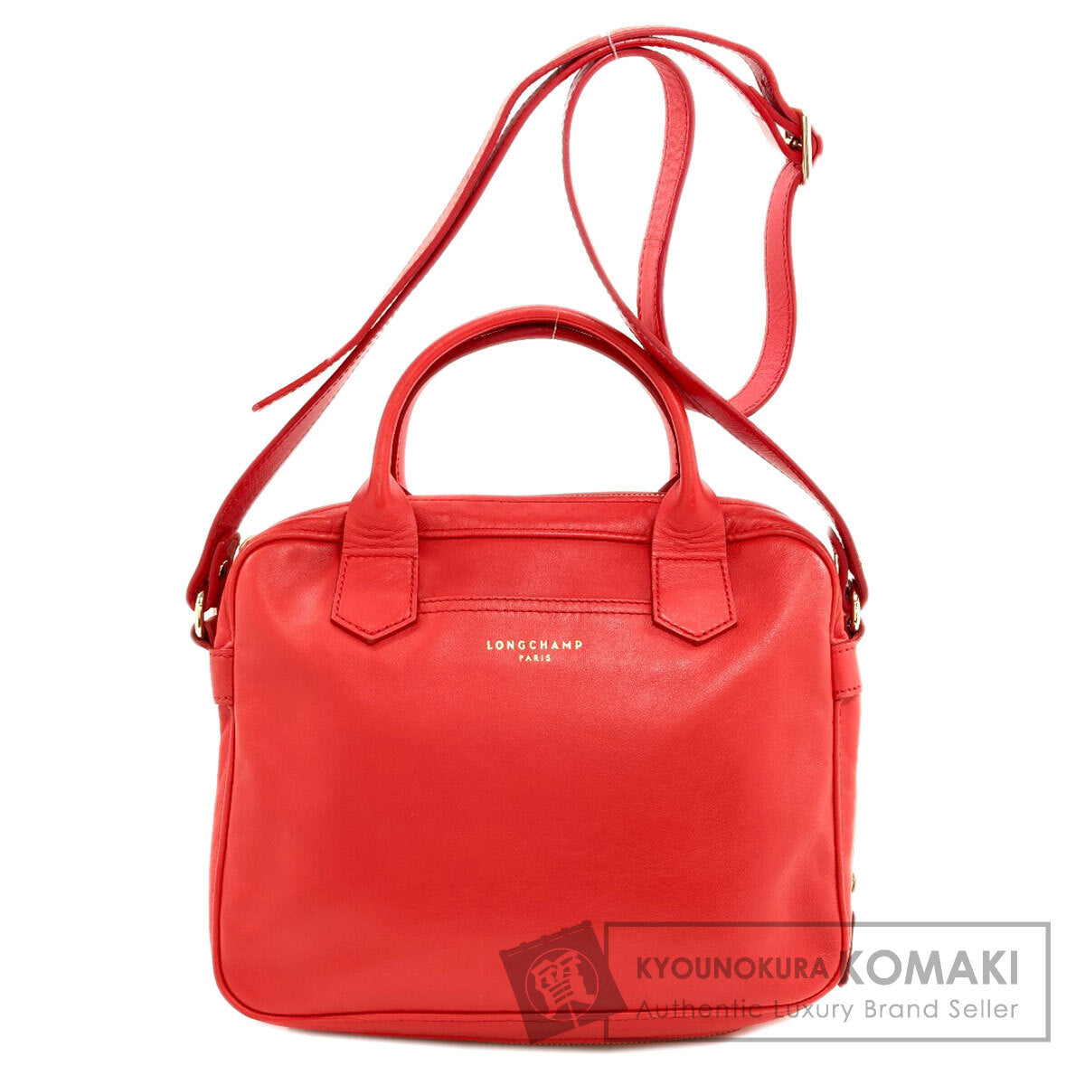 Longchamp 2WAY Shoulder Bag Leather Ladies [Used]